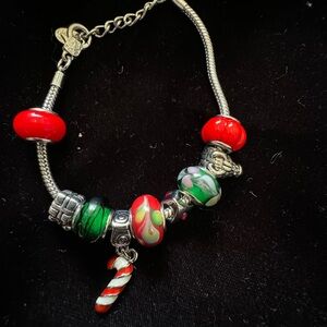 Lenox Crystal Christmas Bracelet Pandora Like NWT
